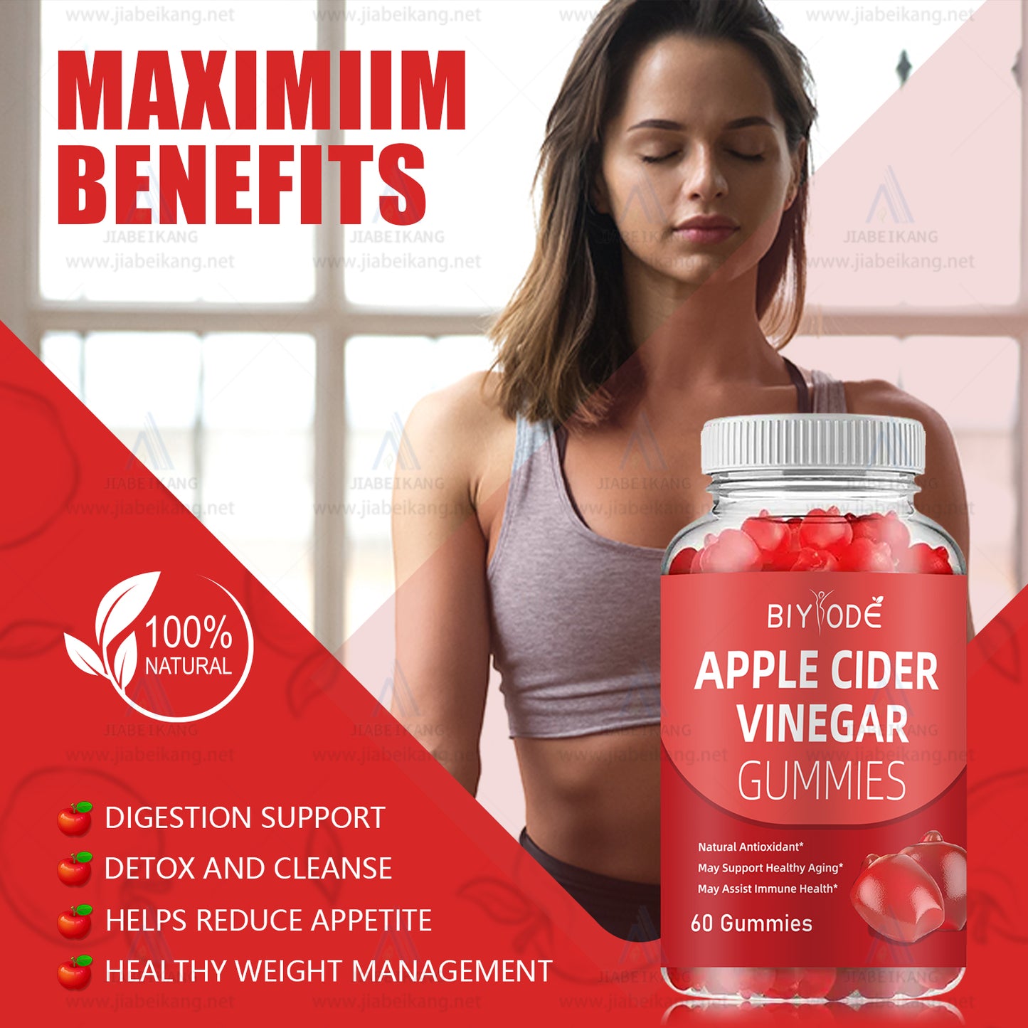 Gummies Cider Vinegar Detox Supplement