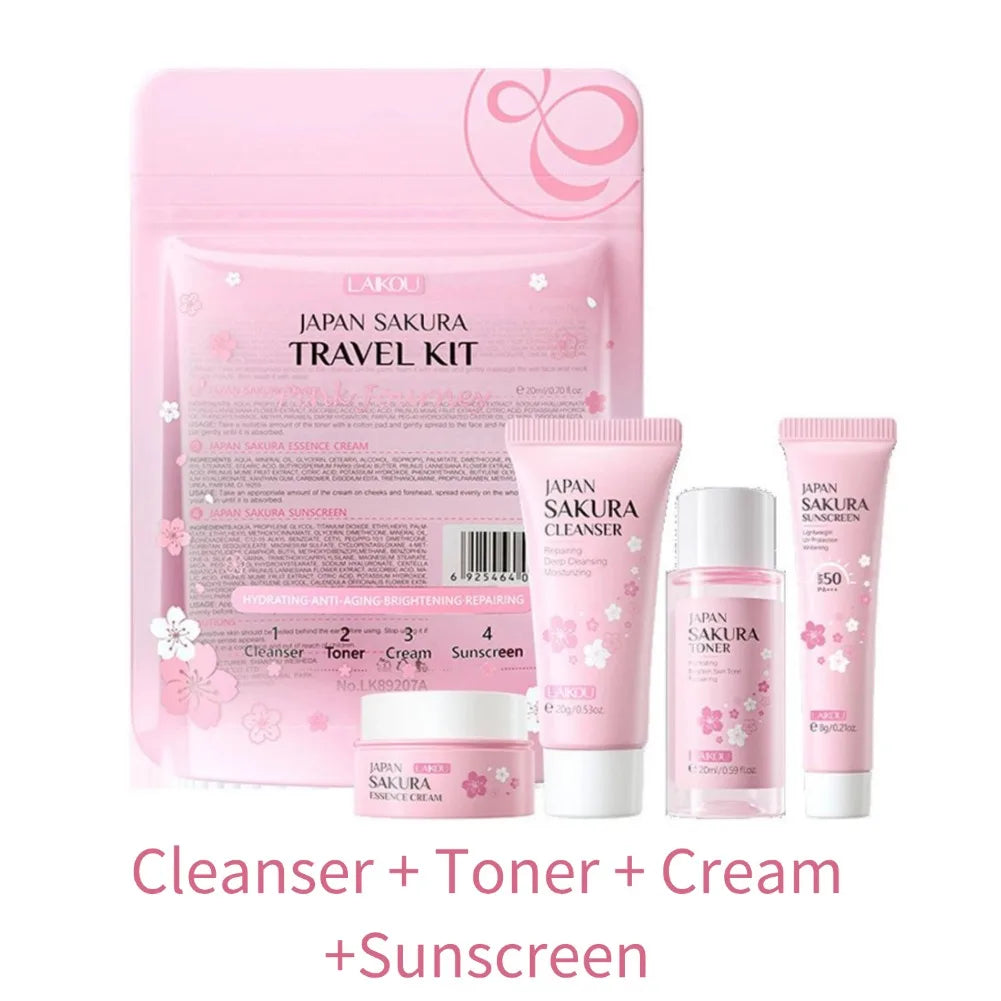 Sakura skin care sets .