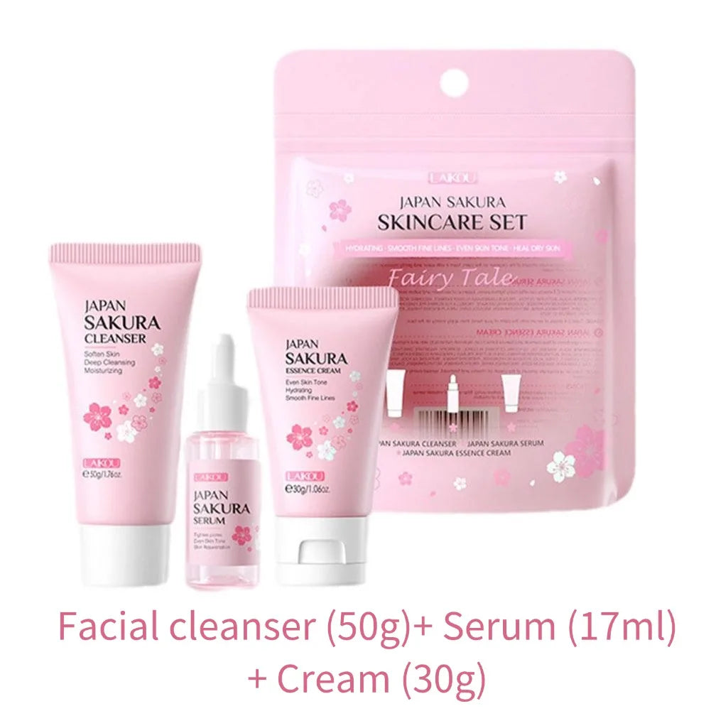 Sakura skin care sets .