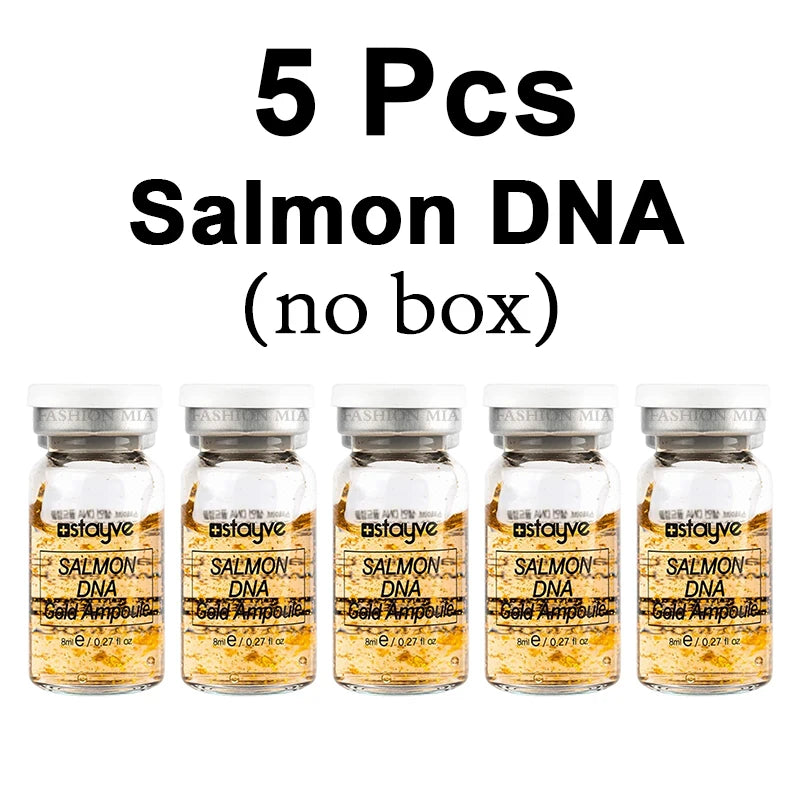 8ml Salmon DNA Gold Ampoule Skin Booster Serum Stayve BB Cream Glow Beginner Starter Kit Korea Face Skin Care Essence Foundation