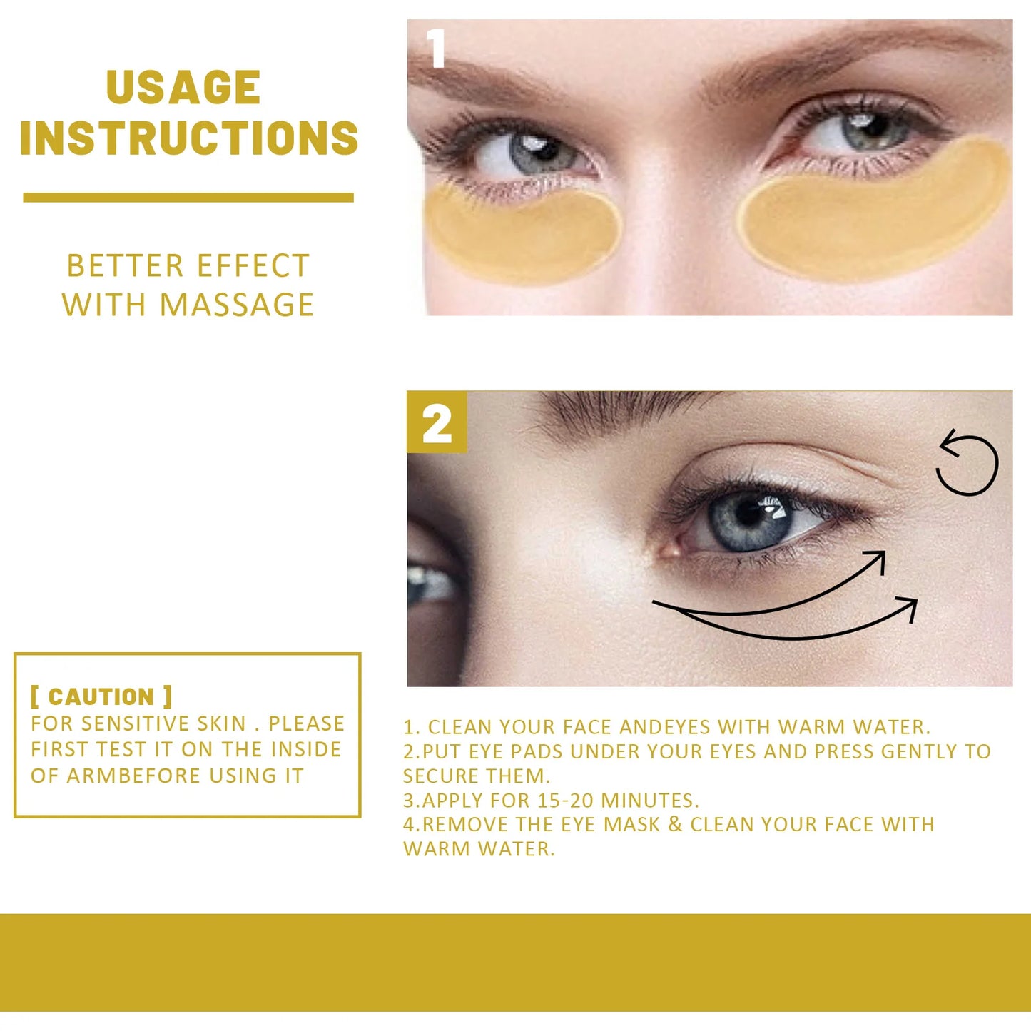 Gold Eye Mask Anti Dark Circles
