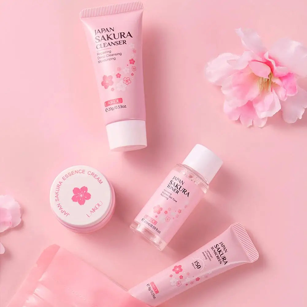 Sakura skin care sets .