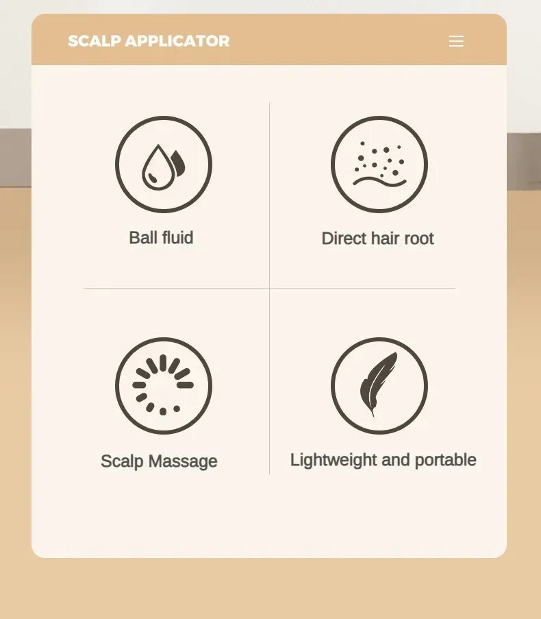 Mini Massage Comb Essential Oil Liquid Guiding Massager Anti Hair Loss Scalp Care .