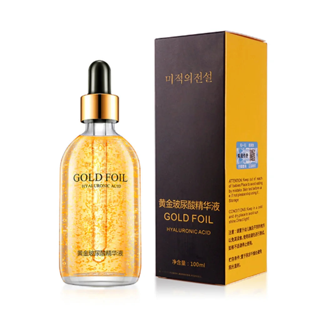 Gold Hyaluronic Acid Nicotinamide Face Serum Anti Aging.