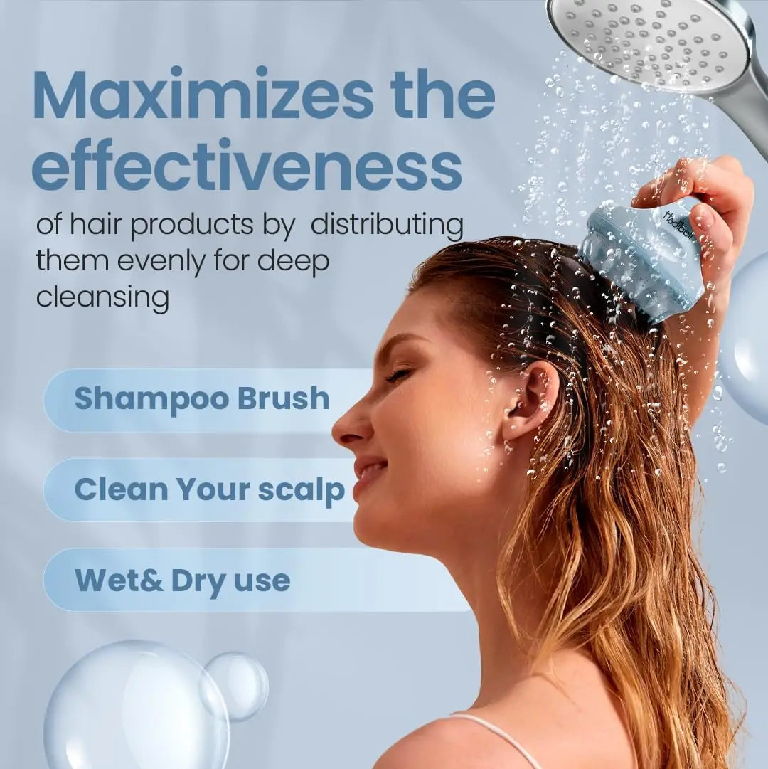Hair Scalp Massager Shampoo Brush  Exfoliator .