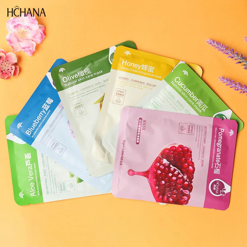 Face skincare Moisturizing Firming Hydrating Korean Face Mask Facial.