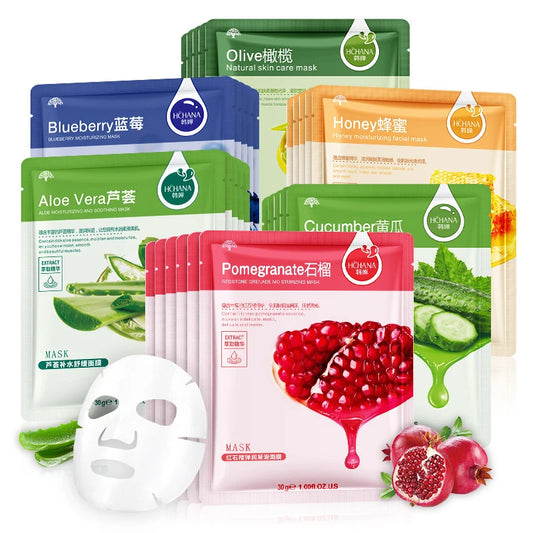 Face skincare Moisturizing Firming Hydrating Korean Face Mask Facial.