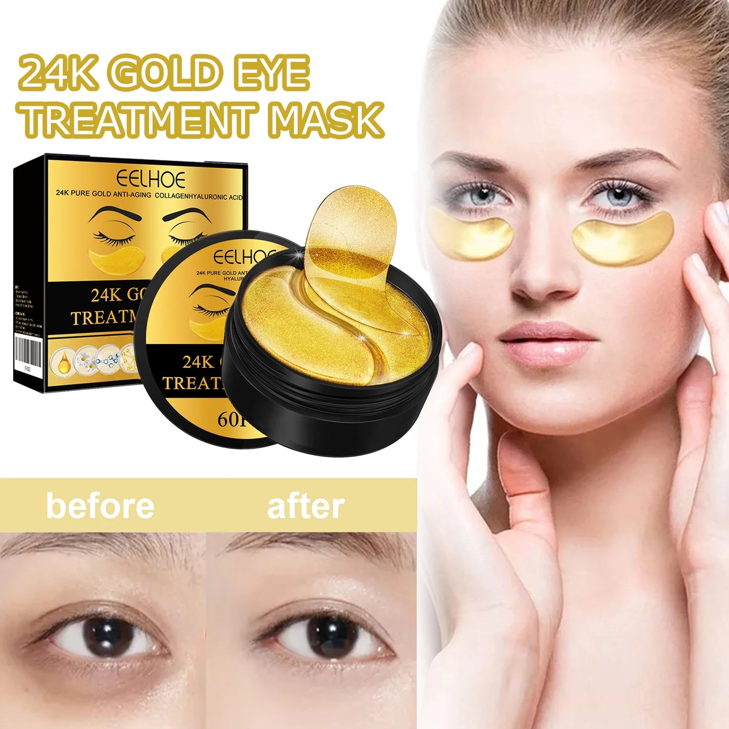 Gold Eye Mask Anti Dark Circles