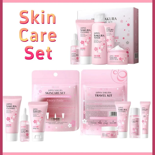 Sakura skin care sets .