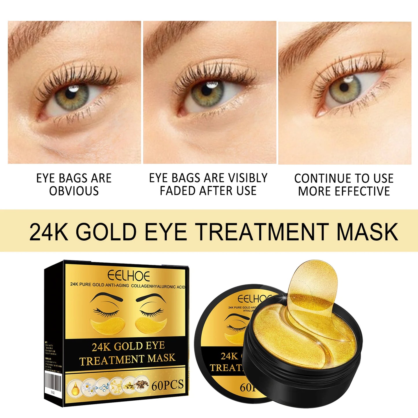 Gold Eye Mask Anti Dark Circles