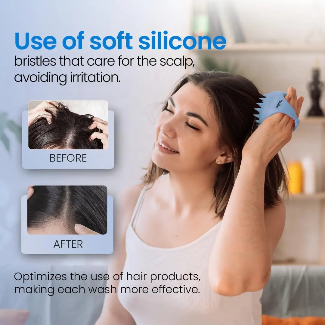 Hair Scalp Massager Shampoo Brush  Exfoliator .
