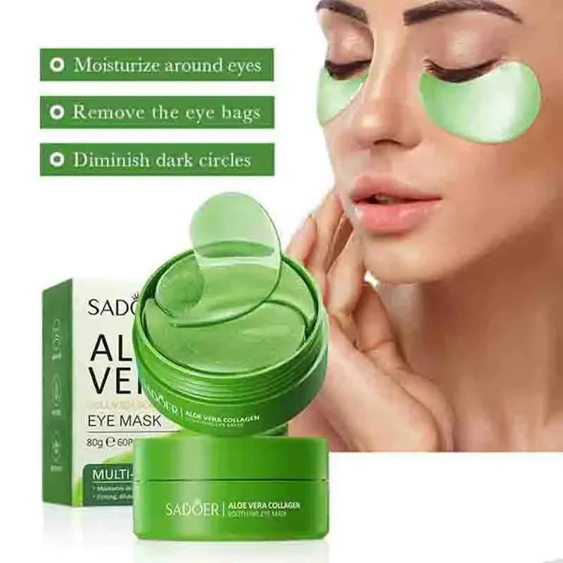 Aloe Vera Collagen Eye Mask Anti Dark Circles .