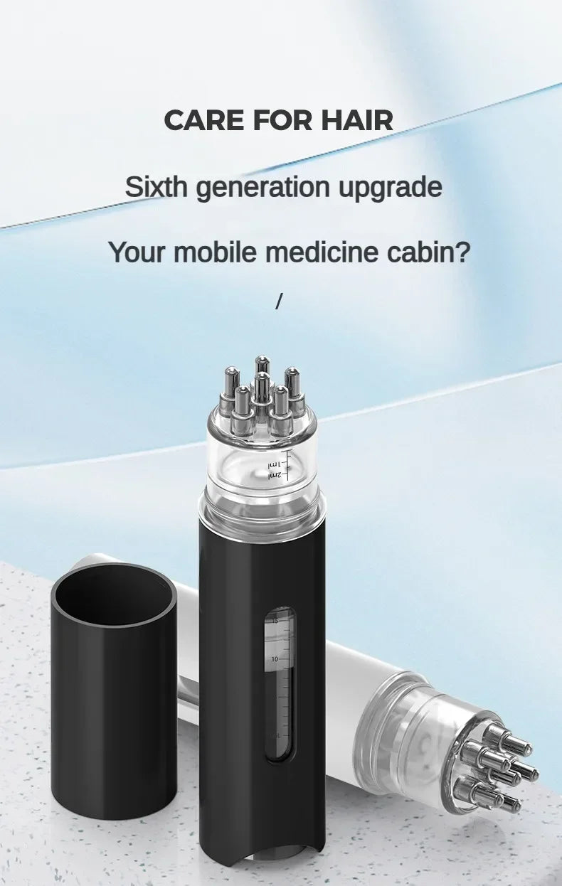 Mini Massage Comb Essential Oil Liquid Guiding Massager Anti Hair Loss Scalp Care .