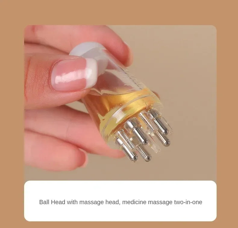 Mini Massage Comb Essential Oil Liquid Guiding Massager Anti Hair Loss Scalp Care .