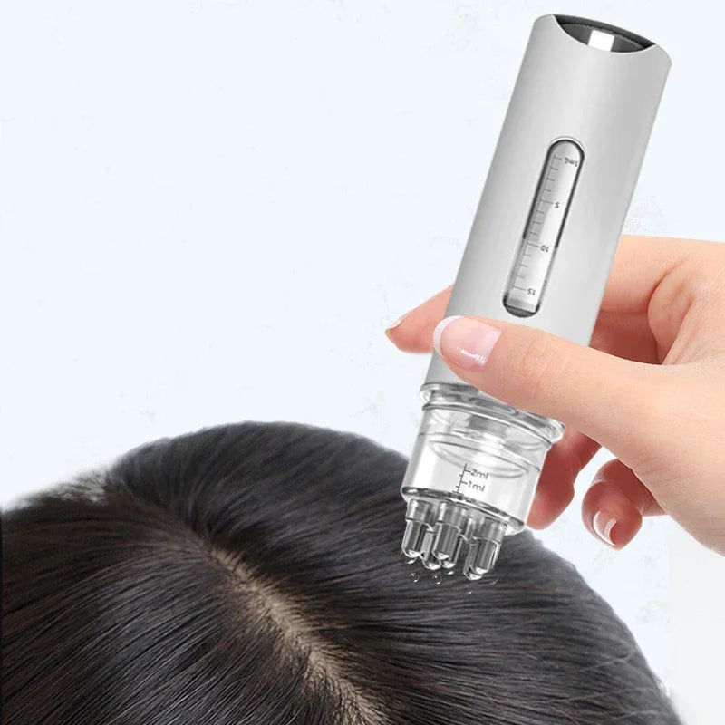 Mini Massage Comb Essential Oil Liquid Guiding Massager Anti Hair Loss Scalp Care .