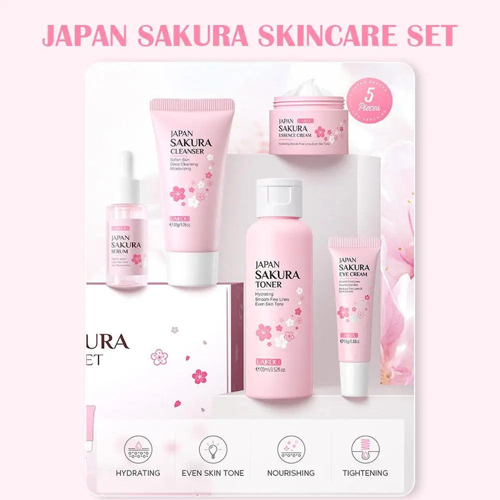 Sakura skin care sets .