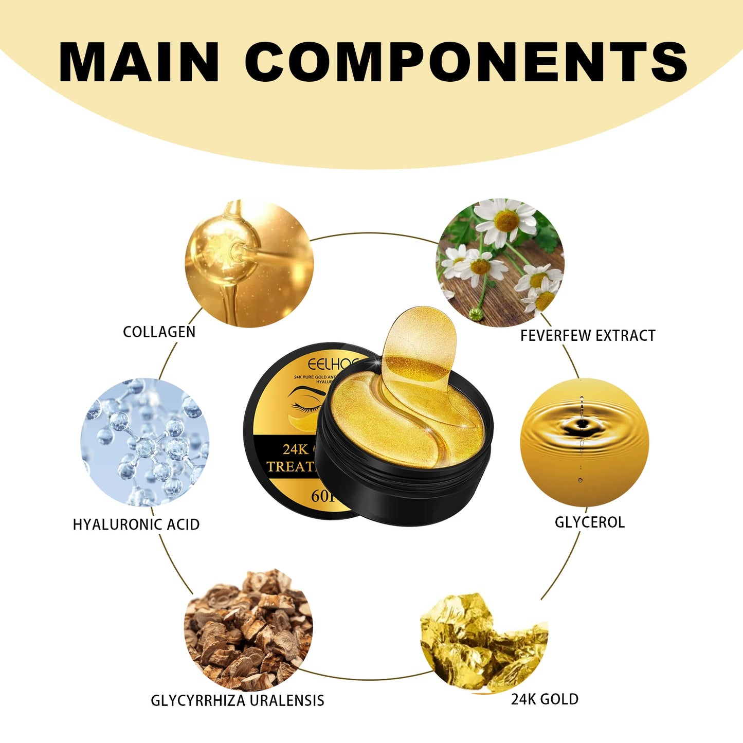 Gold Eye Mask Anti Dark Circles