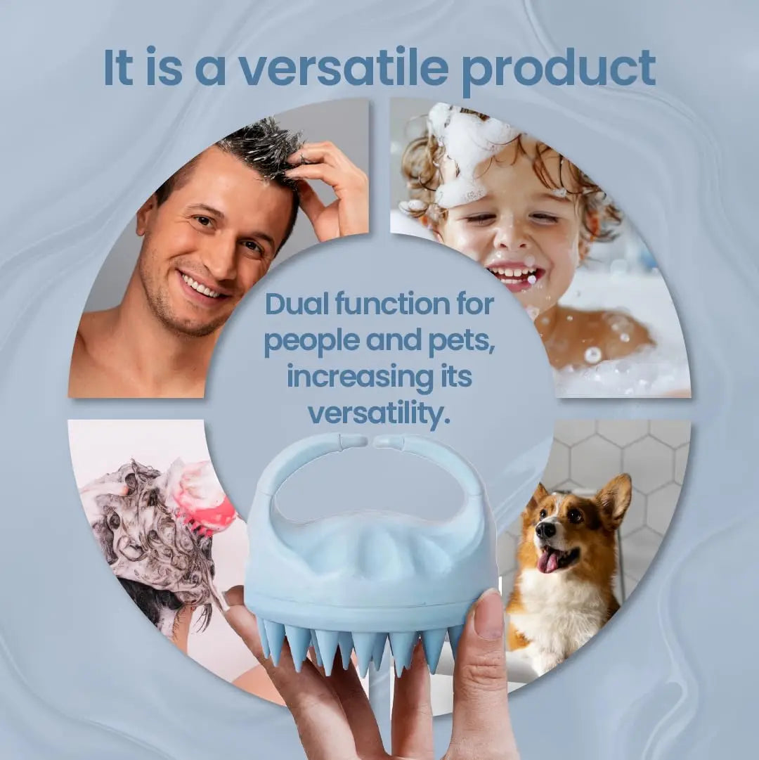 Hair Scalp Massager Shampoo Brush  Exfoliator .