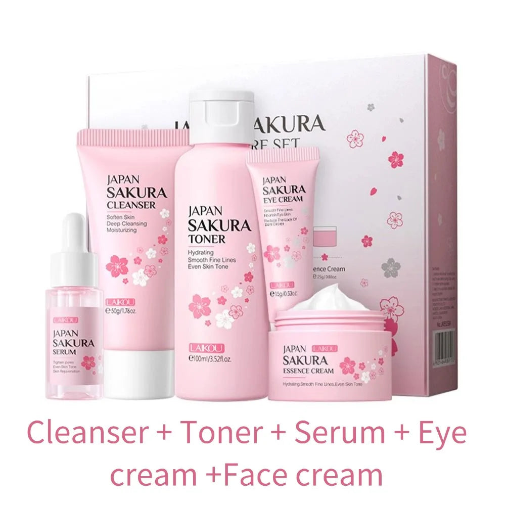 Sakura skin care sets .