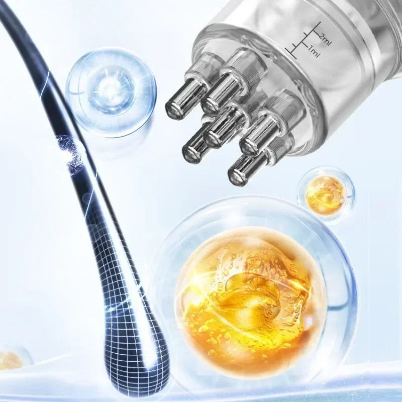 Mini Massage Comb Essential Oil Liquid Guiding Massager Anti Hair Loss Scalp Care .