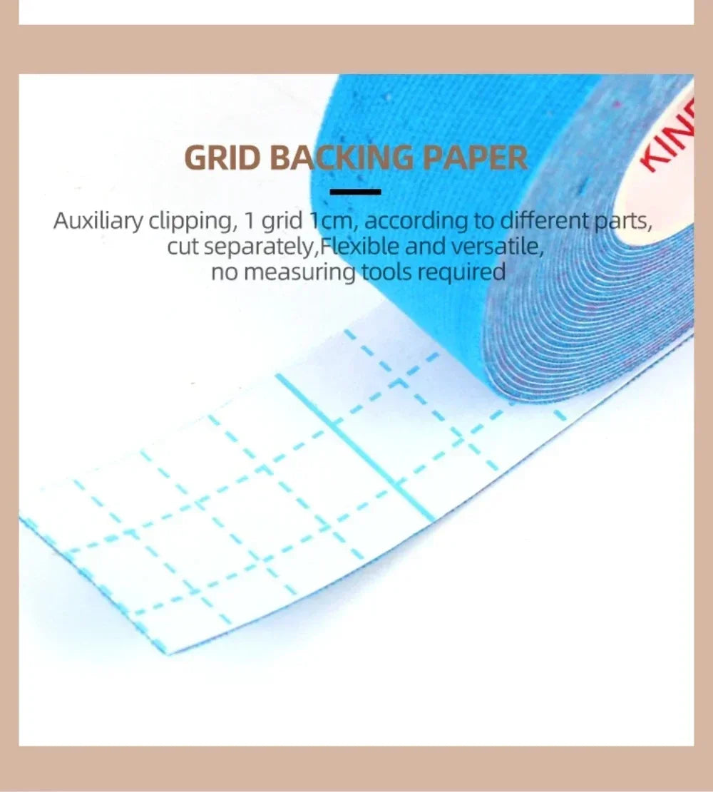 2.5CM x 5M Kinesiology Tape For Face V Line Neck Eyes Lifting Wrinkle Remover Sticker Tape Facial Skin Care Tool Elastic Bandage