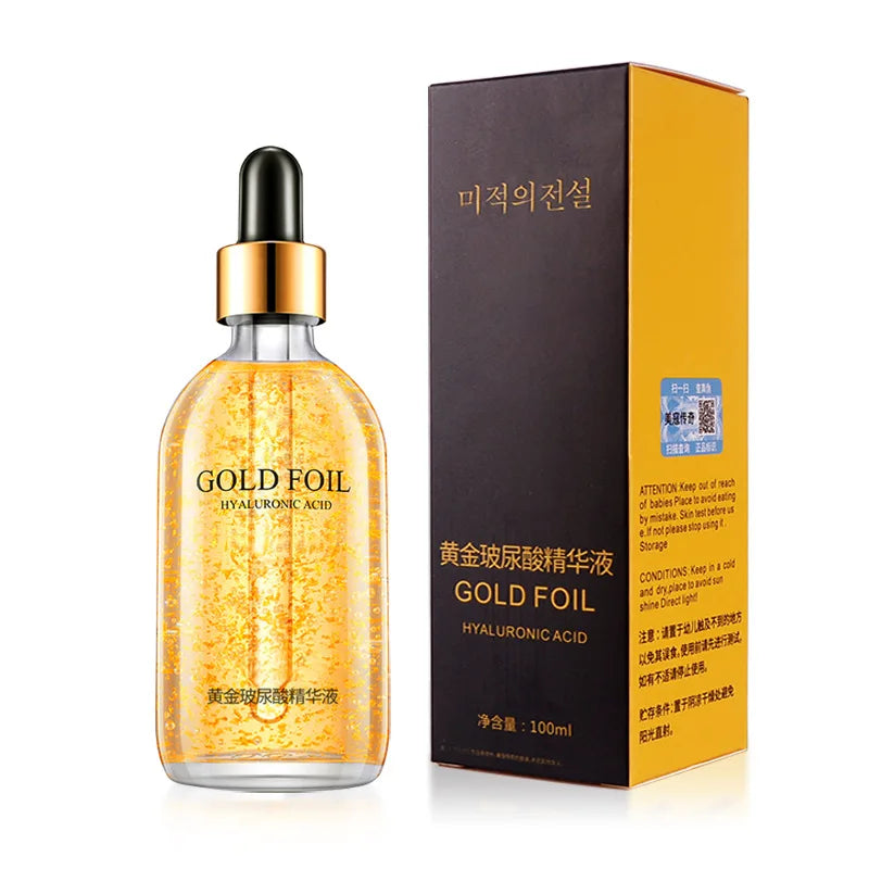 Gold Hyaluronic Acid Nicotinamide Face Serum Anti Aging .