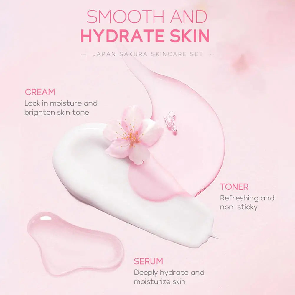 Sakura skin care sets .