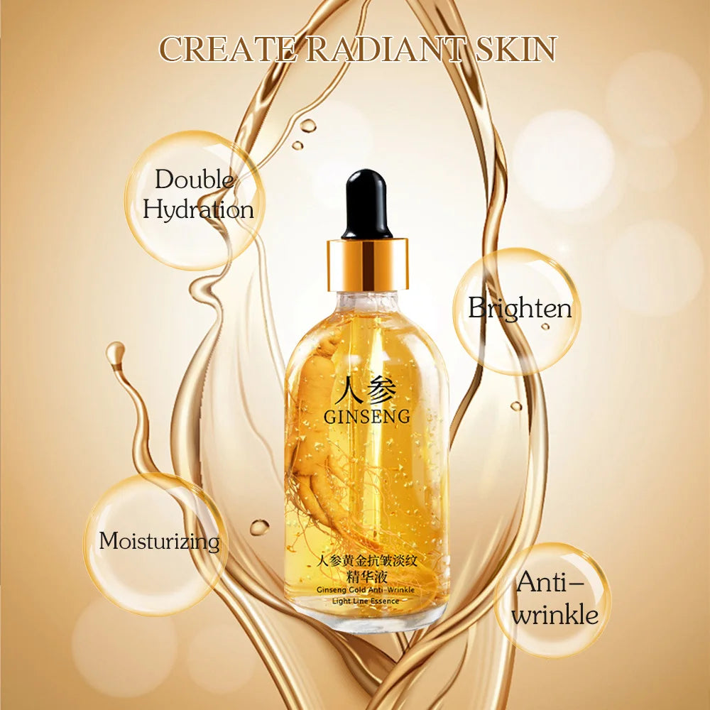 Gold Hyaluronic Acid Nicotinamide Face Serum Anti Aging.