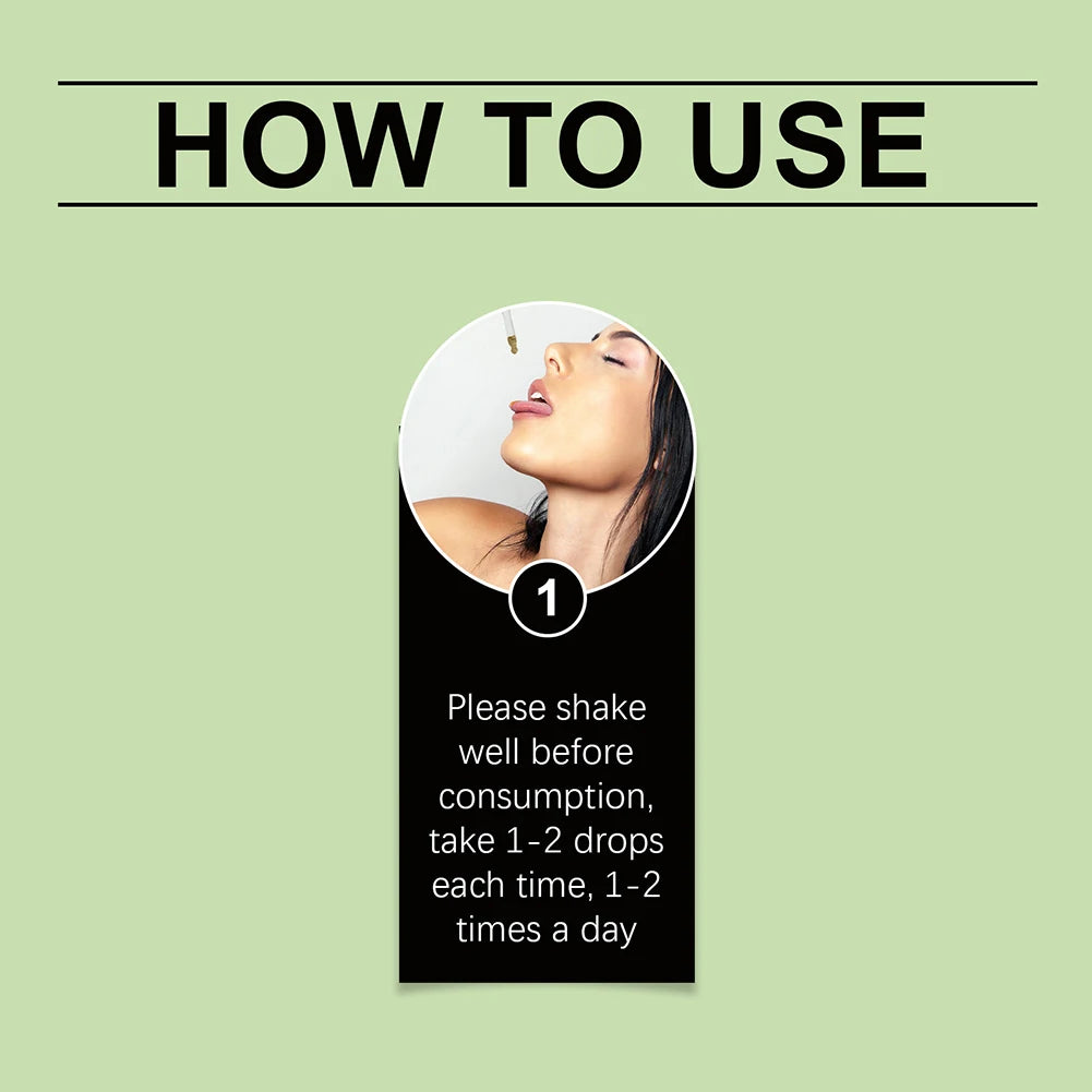 GLP-1 Supplement Liquid Drops Naturally GLP-1 Support Body Slimming Supplement For Gut Digestive Health Body Care Products